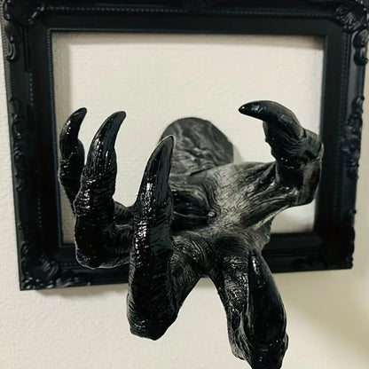 The Enchanting Allure: Witch's Halloween Hand Wall Art