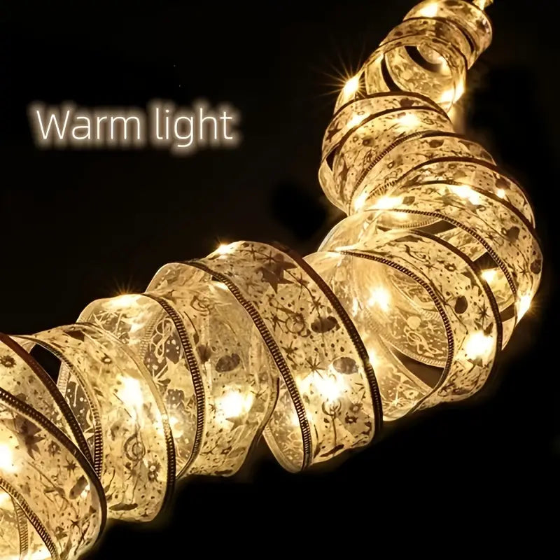 4.0 Meter Christmas Tree Decoration Lights Ribbon