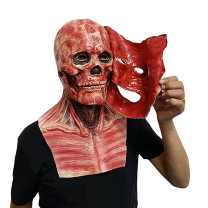 The Gore-Fusion: Halloween Double-Layer Ripped Mask