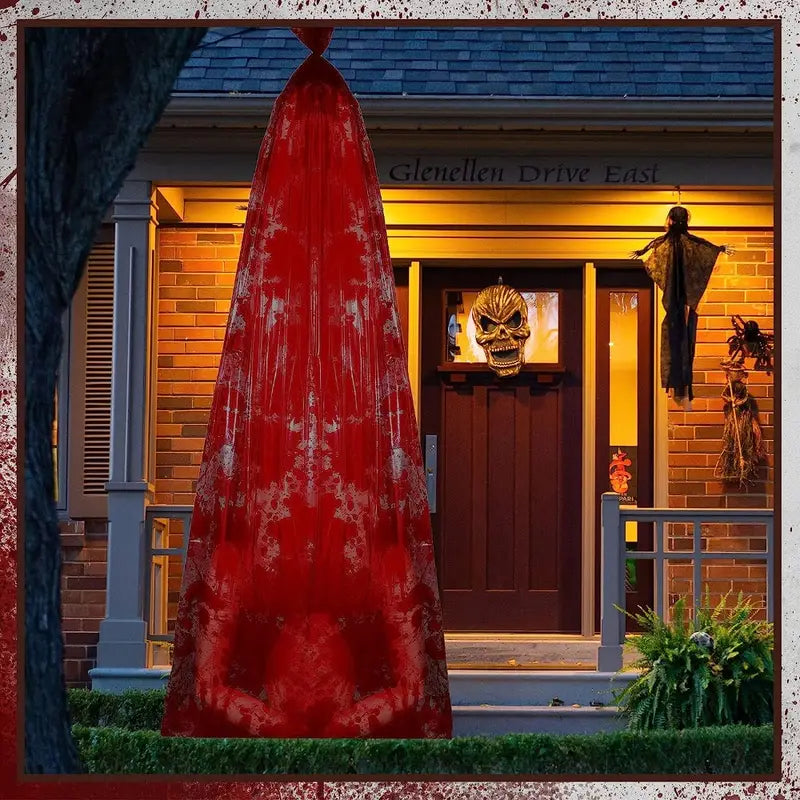Chilling Halloween Decor: Bloody Body Bag Extravaganza