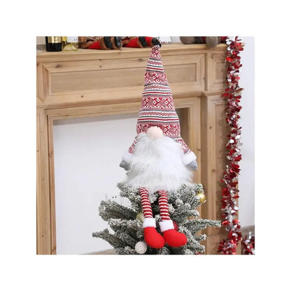Jolly Gnome Guardian: A Whimsical Christmas Tree Topper