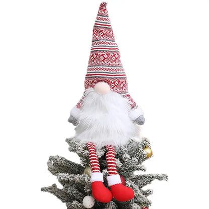 Jolly Gnome Guardian: A Whimsical Christmas Tree Topper