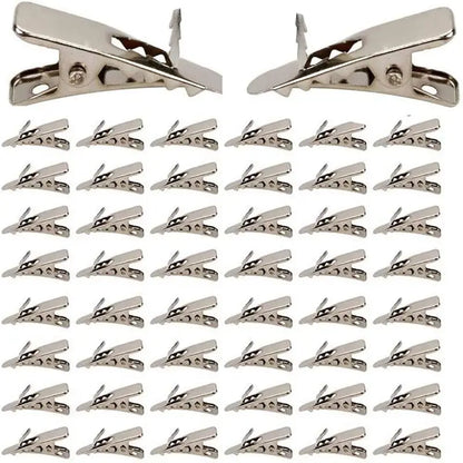 30PCS Mini Metal Clips for Christmas - Festive Ornament Fixing Clips