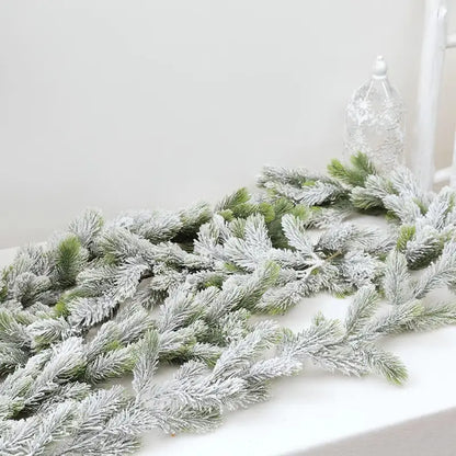 Winter Wonderland: Snow-Flocked Artificial Christmas Trees