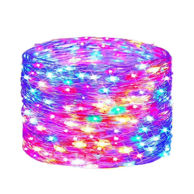 Solar String Lights - 1-Pack Copper Wire Fairy Lights