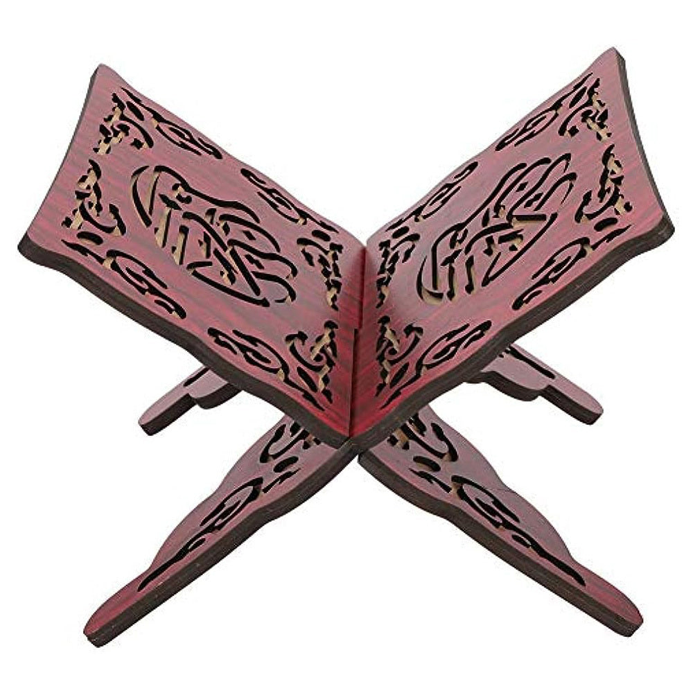 Wooden Quran Wine Holder Stand