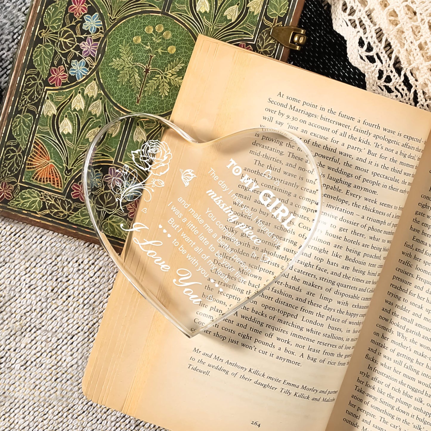 Heart-Shaped Acrylic Keepsake