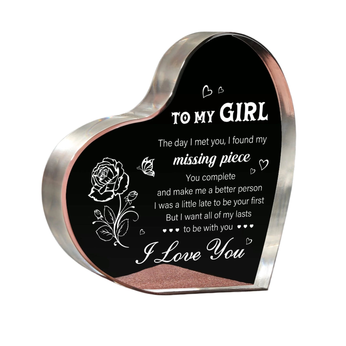 Heart-Shaped Acrylic Keepsake