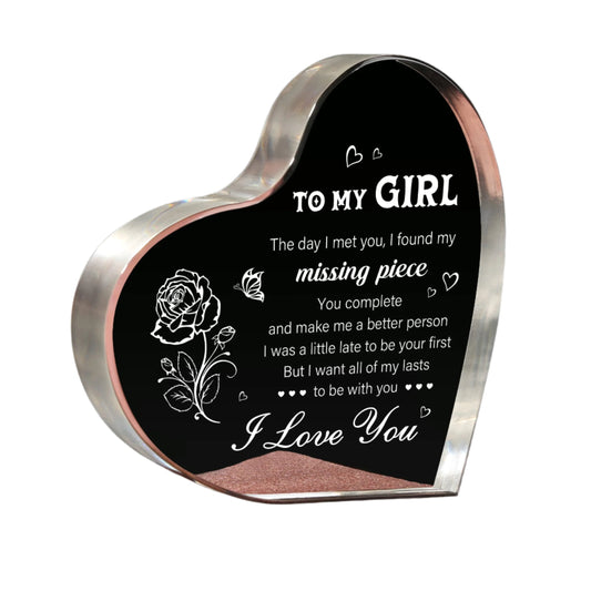Heart-Shaped Acrylic Keepsake