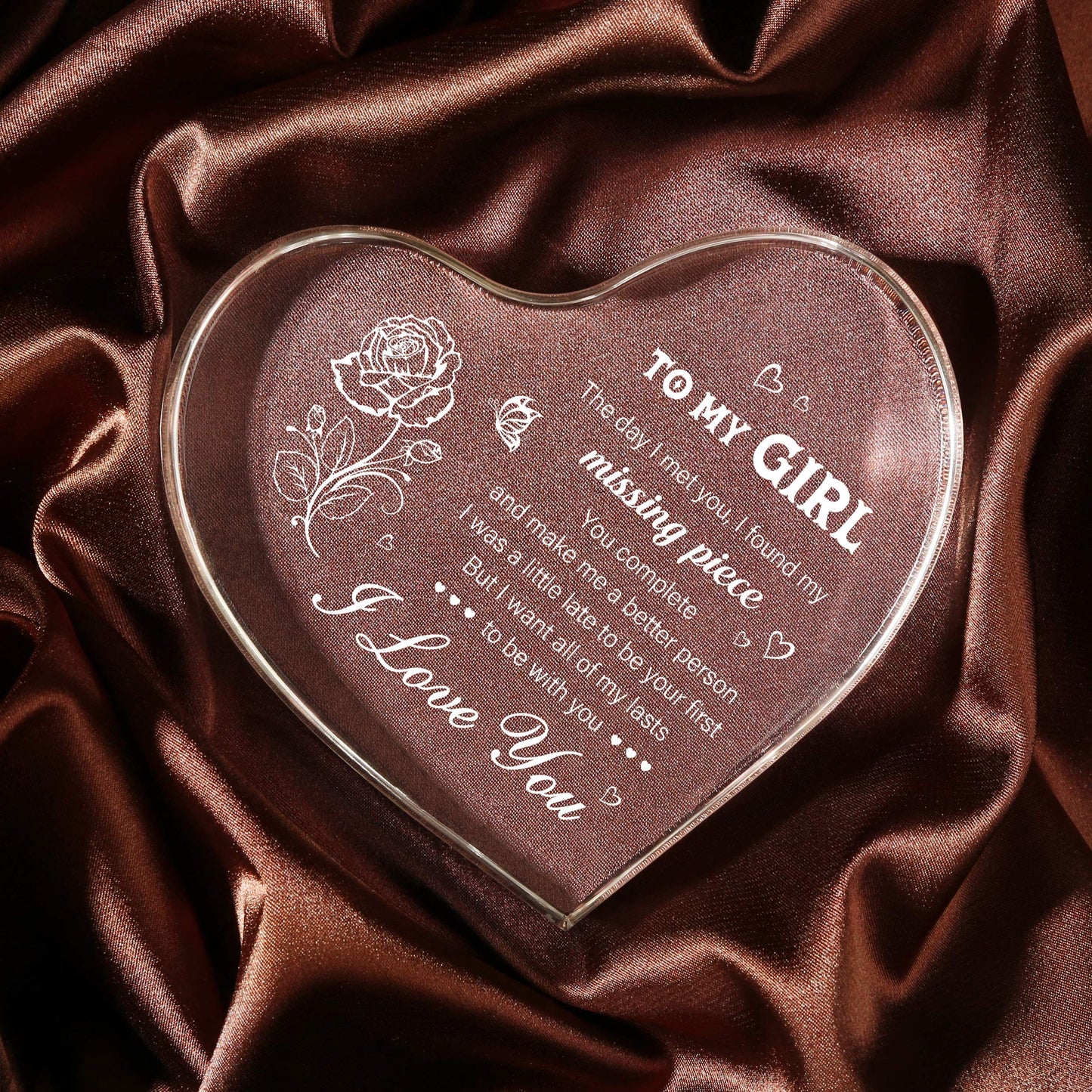 Heart-Shaped Acrylic Keepsake
