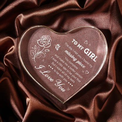 Heart-Shaped Acrylic Keepsake