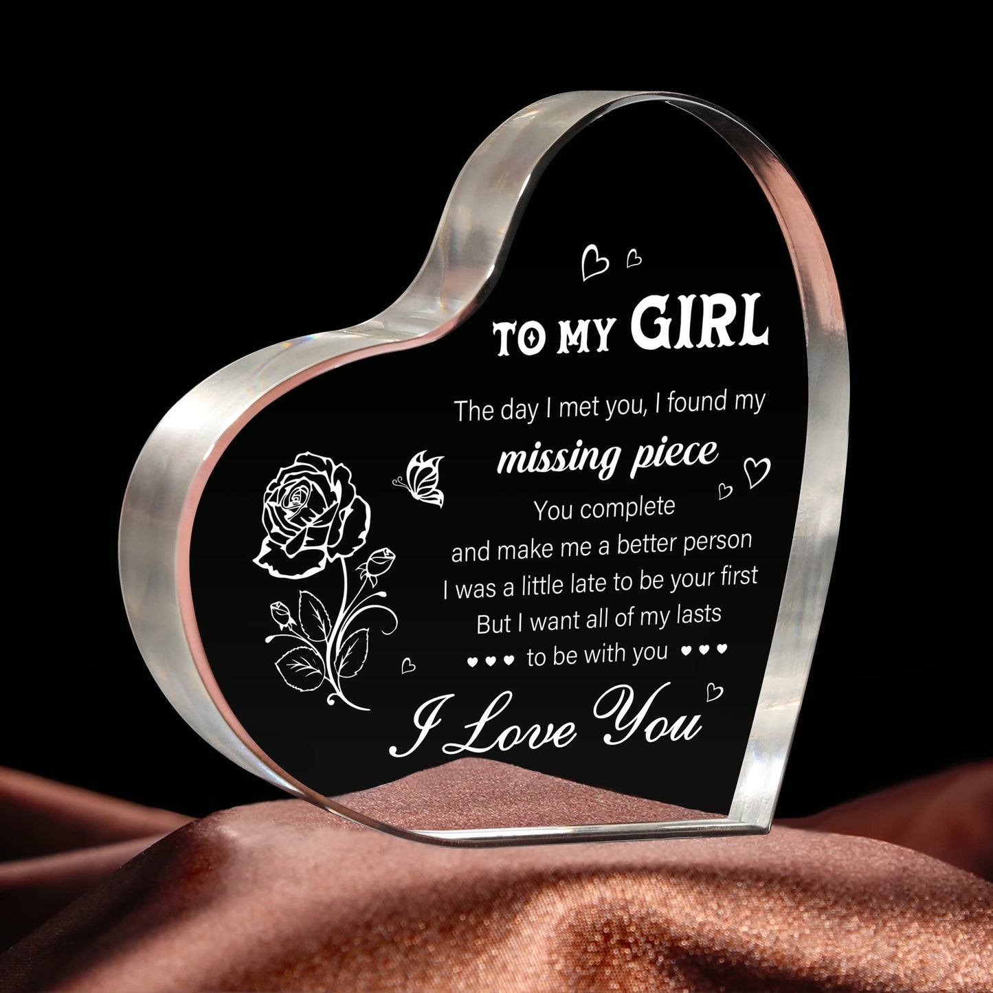 Heart-Shaped Acrylic Keepsake