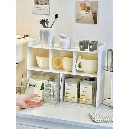 Multi-Purpose Milk Color Cup Storage Rack
