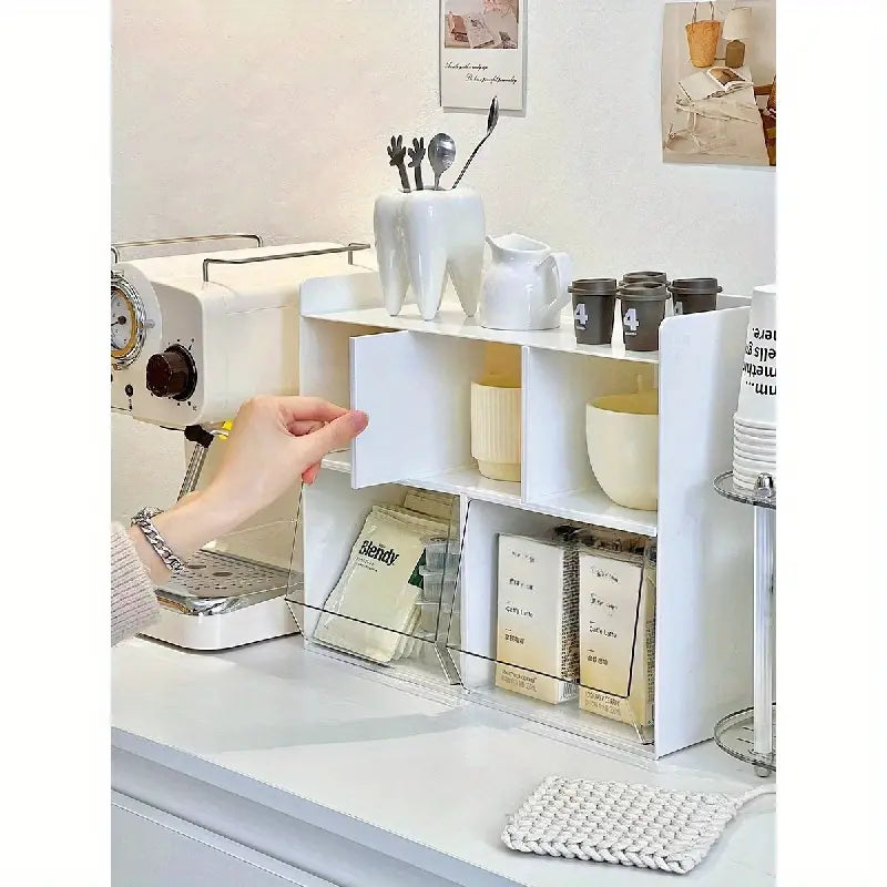 Multi-Purpose Milk Color Cup Storage Rack