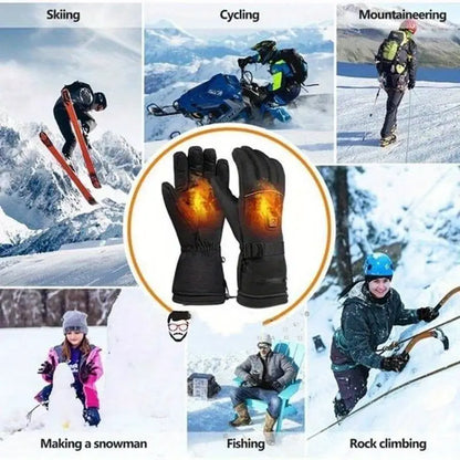 Winter Electric Battery Heating Gloves - Touch Screen Motor Gloves