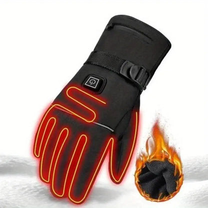 Winter Electric Battery Heating Gloves - Touch Screen Motor Gloves