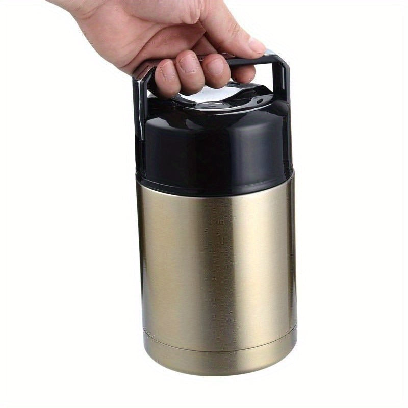 Lunch Jar Golden Stainless Steel Insulated