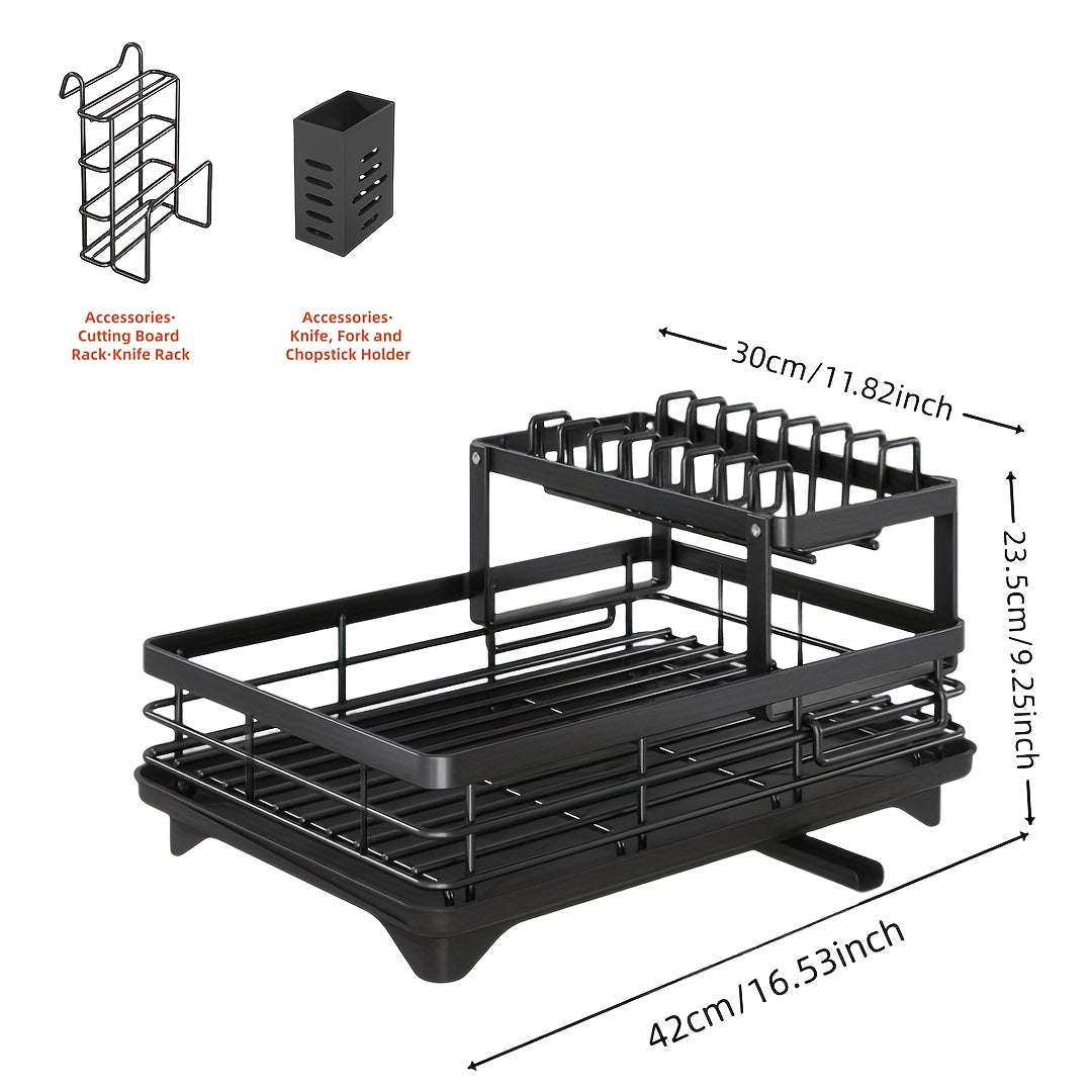 Double-Layer Kitchen Sink Drain Rack