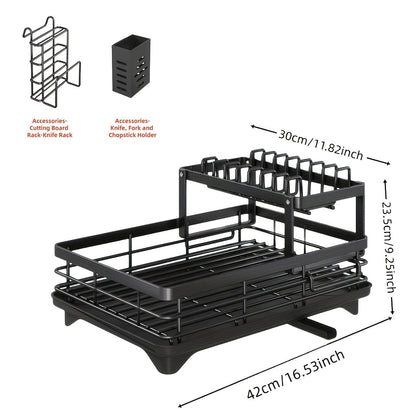 Double-Layer Kitchen Sink Drain Rack