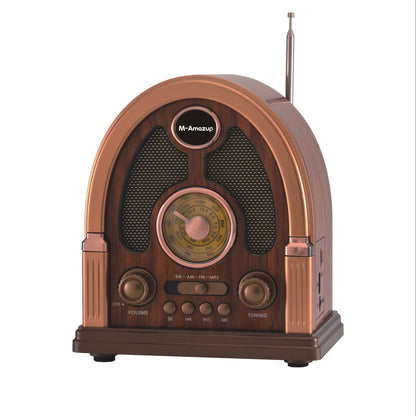 Wireless Vintage Radio with USB, FM/AM/SW Playback