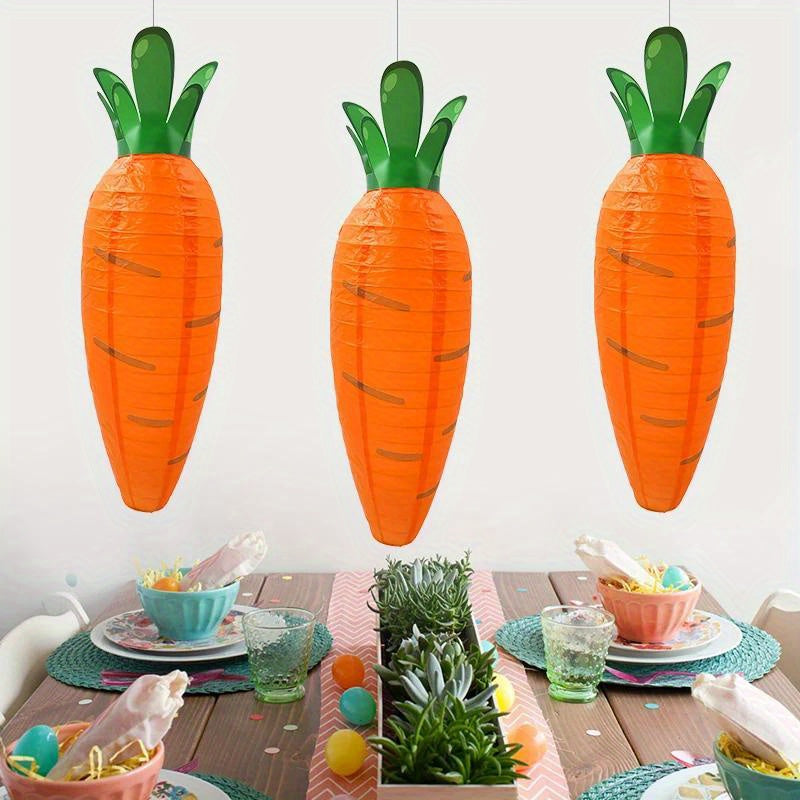 Easter Carrot-Shaped Hanging Lantern