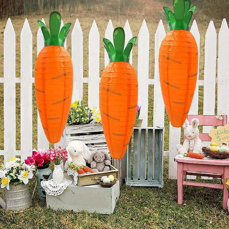 Easter Carrot-Shaped Hanging Lantern