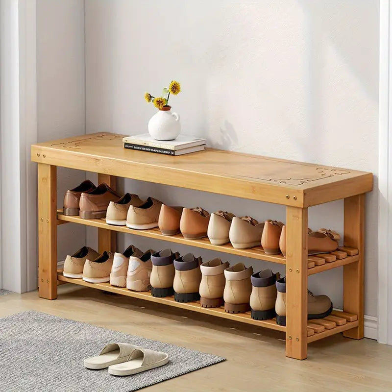 Stylish Entryway Storage Solution - Shoe Bench