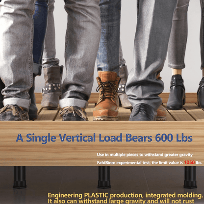 Adjustable Bed Frame Support Legs (4 Pack)