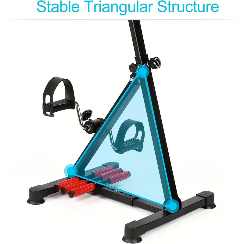 Sturdy Metal Pedal Exercise Bike - Low-Impact Rehabilitation Equipment