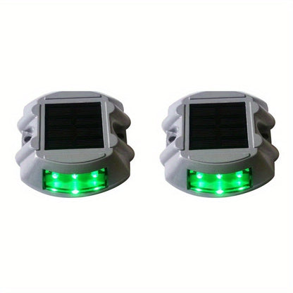 Solar Driveway Deck Lights (2 pcs)