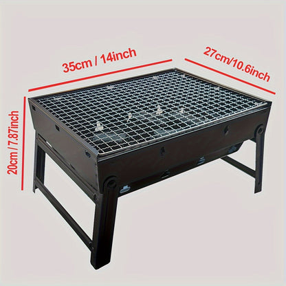 Portable Foldable BBQ Grill for Outdoor Camping & Picnics