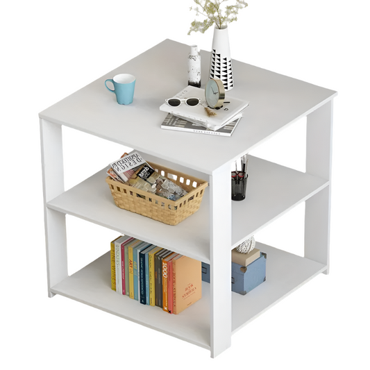 Versatile & Luxurious Wooden Side Table - Warm