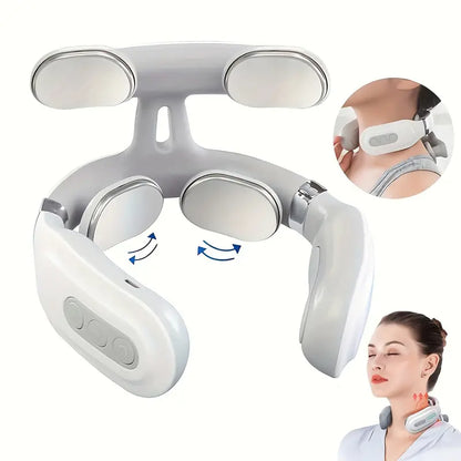 Portable Neck & Shoulder Massager - Deep Tissue Kneading