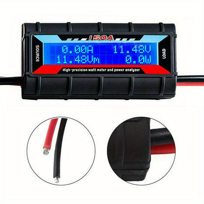 Digital LCD Amp Watt Meter Power Analyzer Solar