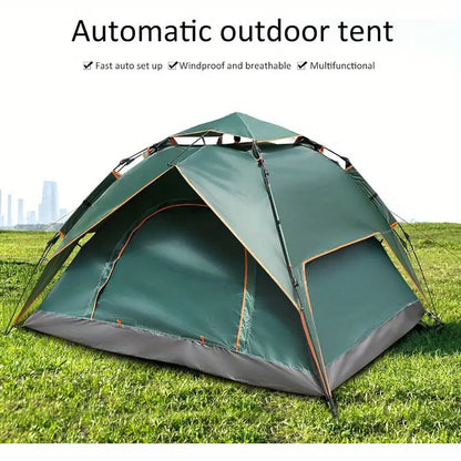 Waterproof Oval Pop-Up Camping Tent - Outdoor Survival