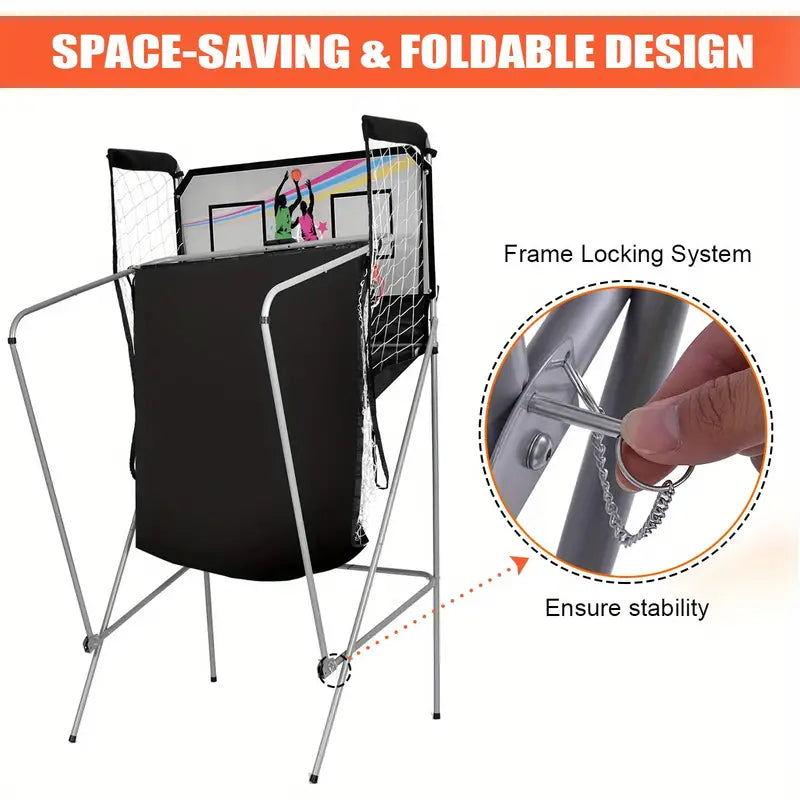 Arcade Basketball Game 2-Player Electronic Scoring System
