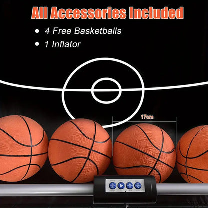 Arcade Basketball Game 2-Player Electronic Scoring System