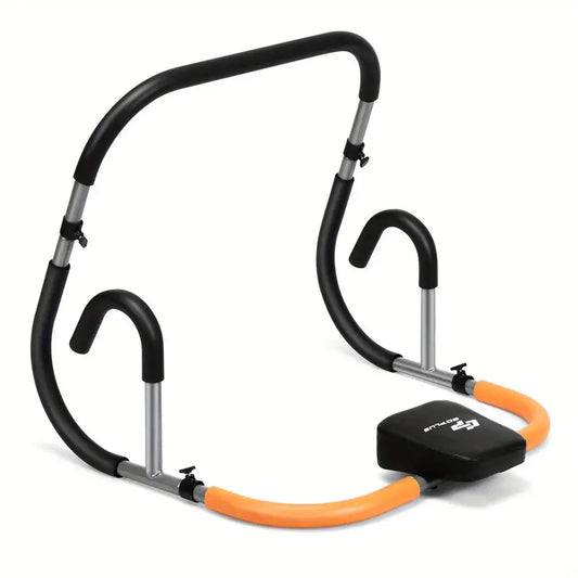 Portable Ab Cruncher Machine - Core Strength Workout Equipment(Black)