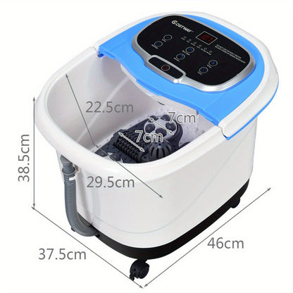 Electric Heated Footbath Tub – Foot Spa Massager(Blue)