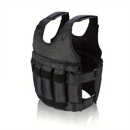 Adjustable 50kg Weighted Vest for Fitness Training