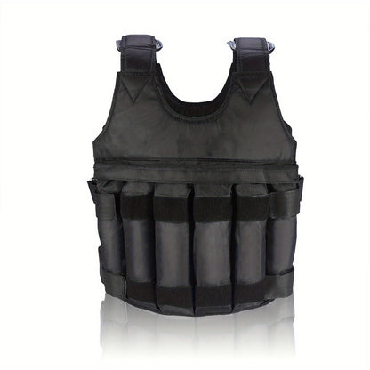 Adjustable 50kg Weighted Vest for Fitness Training