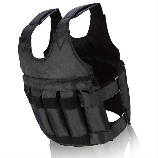 Adjustable 50kg Weighted Vest for Fitness Training