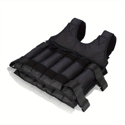 Adjustable 50kg Weighted Vest for Fitness Training
