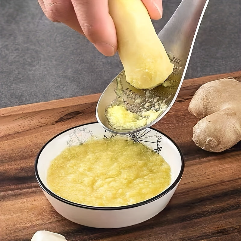 Stainless Steel Ginger Grater Spoon