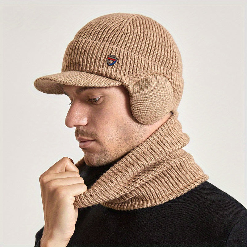Winter Fleece Hat & Neck Warmer Set Unisex