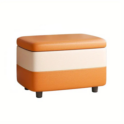 Classic Storage Bench - Orange White