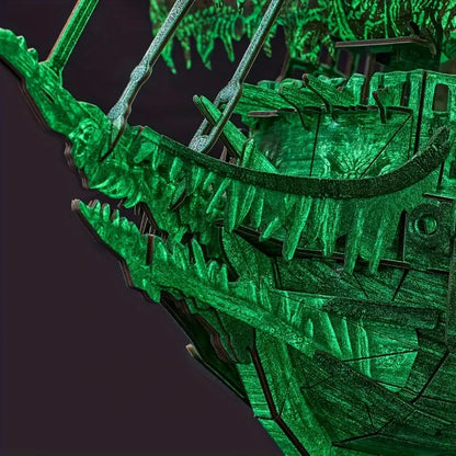 Glow-In-The-Dark 3D Jigsaw - Flying Dutchman Pirate Vessel