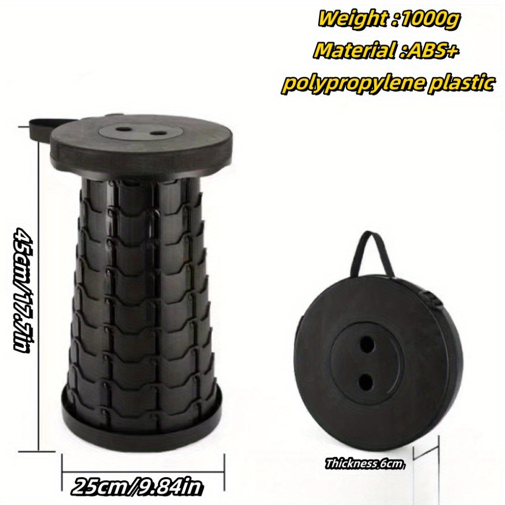 Retractable Portable Stool for Travel and Home