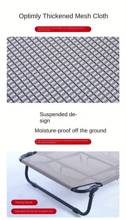 Foldable Pet Bed with Removable Cushion