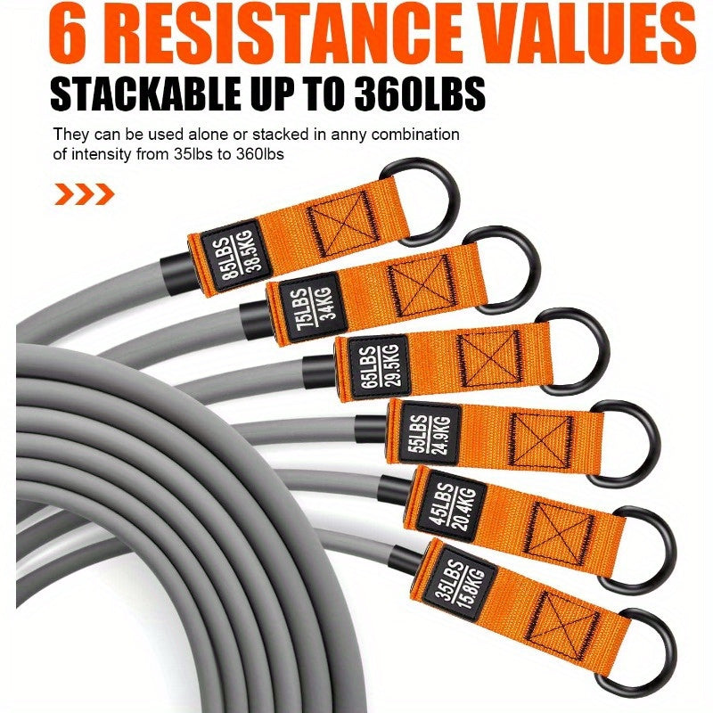 Resistance Bands with Handles for Muscle Training